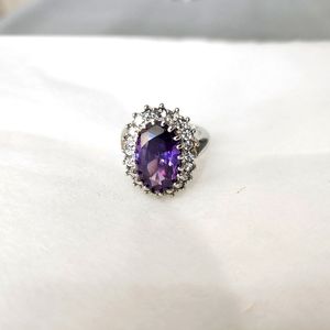 Purple stone ring